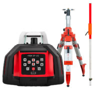 Комплект: ротационный нивелир RGK SP-612 + штатив RGK SH-170, рейка RGK LR-2